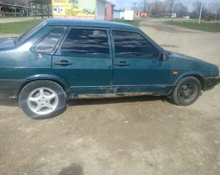 Зеленый ВАЗ 21099, объемом двигателя 1.5 л и пробегом 232 тыс. км за 750 $, фото 5 на Automoto.ua