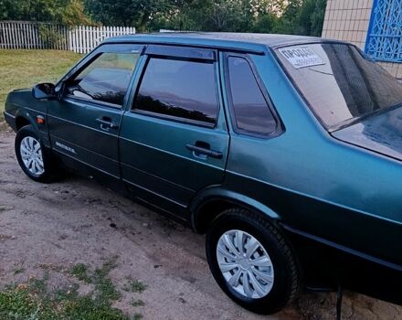 Зеленый ВАЗ 21099, объемом двигателя 1.5 л и пробегом 159 тыс. км за 2100 $, фото 6 на Automoto.ua