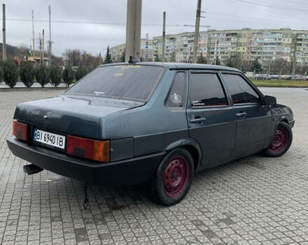 Зеленый ВАЗ 21099, объемом двигателя 1.5 л и пробегом 314 тыс. км за 2300 $, фото 3 на Automoto.ua