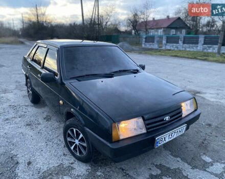 Зеленый ВАЗ 21099, объемом двигателя 1.5 л и пробегом 200 тыс. км за 1499 $, фото 2 на Automoto.ua