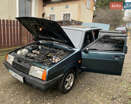 Зеленый ВАЗ 21099, объемом двигателя 1.6 л и пробегом 155 тыс. км за 1950 $, фото 20 на Automoto.ua