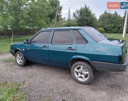 Зеленый ВАЗ 21099, объемом двигателя 1.5 л и пробегом 97 тыс. км за 2000 $, фото 4 на Automoto.ua