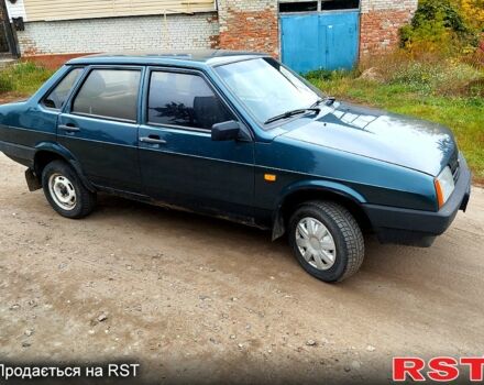 Зеленый ВАЗ 21099, объемом двигателя 1.5 л и пробегом 240 тыс. км за 800 $, фото 4 на Automoto.ua
