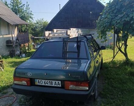 Зеленый ВАЗ 21099, объемом двигателя 1.6 л и пробегом 80 тыс. км за 1600 $, фото 1 на Automoto.ua
