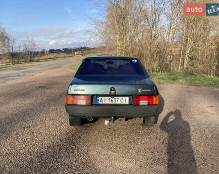 Зеленый ВАЗ 21099, объемом двигателя 1.5 л и пробегом 300 тыс. км за 2100 $, фото 4 на Automoto.ua