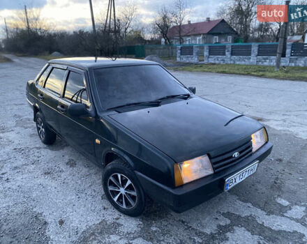 Зеленый ВАЗ 21099, объемом двигателя 1.5 л и пробегом 200 тыс. км за 1499 $, фото 1 на Automoto.ua