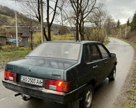 Зеленый ВАЗ 21099, объемом двигателя 1.5 л и пробегом 70 тыс. км за 550 $, фото 5 на Automoto.ua