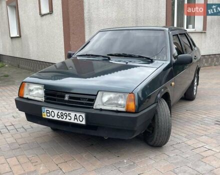 Зелений ВАЗ 21099, об'ємом двигуна 1.5 л та пробігом 160 тис. км за 1650 $, фото 1 на Automoto.ua