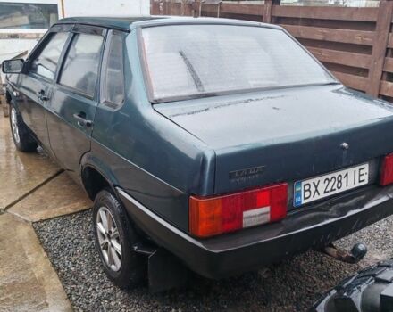 Зеленый ВАЗ 21099, объемом двигателя 1.5 л и пробегом 100 тыс. км за 1200 $, фото 2 на Automoto.ua
