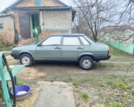 Зелений ВАЗ 21099, об'ємом двигуна 1.5 л та пробігом 287 тис. км за 1850 $, фото 1 на Automoto.ua
