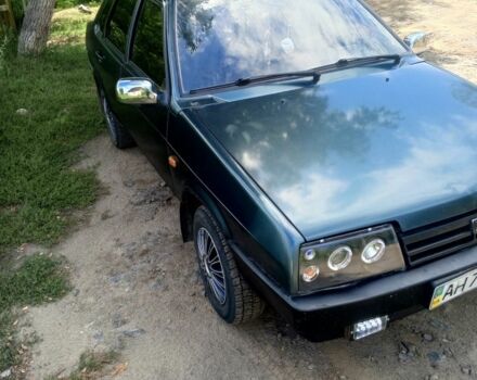 Зеленый ВАЗ 21099, объемом двигателя 1.5 л и пробегом 150 тыс. км за 1500 $, фото 3 на Automoto.ua