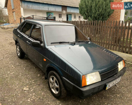 Зеленый ВАЗ 21099, объемом двигателя 1.6 л и пробегом 155 тыс. км за 1950 $, фото 1 на Automoto.ua