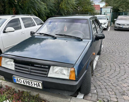 Зеленый ВАЗ 21099, объемом двигателя 1.5 л и пробегом 168 тыс. км за 1400 $, фото 1 на Automoto.ua