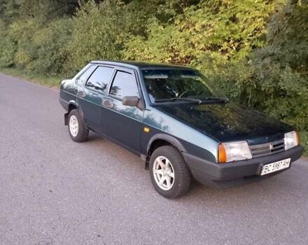 Зеленый ВАЗ 21099, объемом двигателя 1.5 л и пробегом 160 тыс. км за 2000 $, фото 5 на Automoto.ua