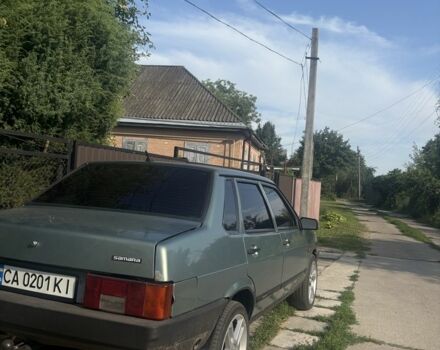 Зеленый ВАЗ 21099, объемом двигателя 1.5 л и пробегом 194 тыс. км за 2200 $, фото 2 на Automoto.ua