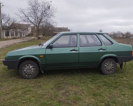 Зеленый ВАЗ 21099, объемом двигателя 1.5 л и пробегом 216 тыс. км за 1800 $, фото 4 на Automoto.ua