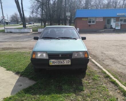 Зелений ВАЗ 21099, об'ємом двигуна 1.5 л та пробігом 120 тис. км за 1551 $, фото 1 на Automoto.ua