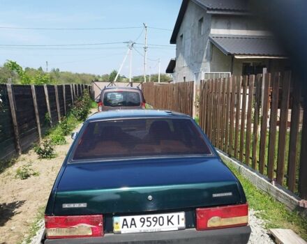 Зеленый ВАЗ 21099, объемом двигателя 1.5 л и пробегом 340 тыс. км за 999 $, фото 4 на Automoto.ua