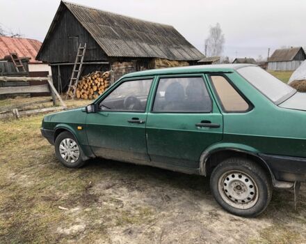 Зеленый ВАЗ 21099, объемом двигателя 1.5 л и пробегом 1 тыс. км за 1000 $, фото 3 на Automoto.ua