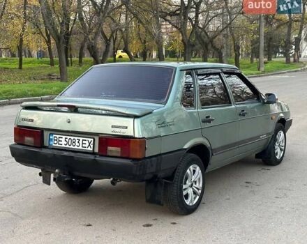 Зеленый ВАЗ 21099, объемом двигателя 1.5 л и пробегом 275 тыс. км за 2000 $, фото 12 на Automoto.ua