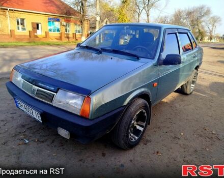 Зеленый ВАЗ 21099, объемом двигателя 1.5 л и пробегом 150 тыс. км за 2200 $, фото 1 на Automoto.ua