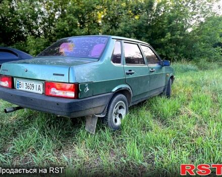 Зеленый ВАЗ 21099, объемом двигателя 1.5 л и пробегом 190 тыс. км за 1300 $, фото 3 на Automoto.ua