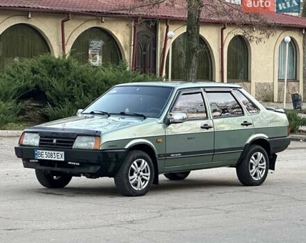 Зеленый ВАЗ 21099, объемом двигателя 1.5 л и пробегом 275 тыс. км за 2000 $, фото 1 на Automoto.ua
