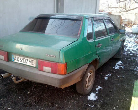 Зеленый ВАЗ 21099, объемом двигателя 1.5 л и пробегом 184 тыс. км за 1400 $, фото 6 на Automoto.ua