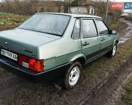 Зелений ВАЗ 21099, об'ємом двигуна 1.5 л та пробігом 200 тис. км за 1650 $, фото 5 на Automoto.ua