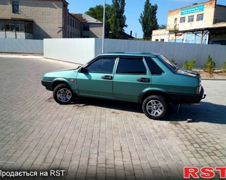 Зеленый ВАЗ 21099, объемом двигателя 1.5 л и пробегом 200 тыс. км за 2300 $, фото 1 на Automoto.ua