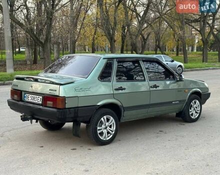 Зеленый ВАЗ 21099, объемом двигателя 1.5 л и пробегом 275 тыс. км за 2000 $, фото 2 на Automoto.ua