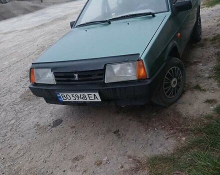 Зеленый ВАЗ 21099, объемом двигателя 1.6 л и пробегом 204 тыс. км за 1800 $, фото 3 на Automoto.ua