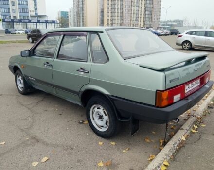 Зеленый ВАЗ 21099, объемом двигателя 1.5 л и пробегом 151 тыс. км за 2000 $, фото 3 на Automoto.ua
