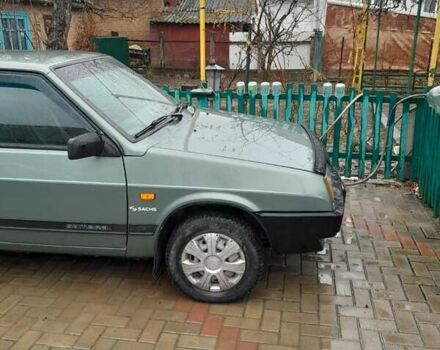 Зеленый ВАЗ 21099, объемом двигателя 1.6 л и пробегом 139 тыс. км за 2250 $, фото 4 на Automoto.ua