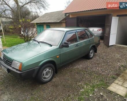 Зеленый ВАЗ 21099, объемом двигателя 1.6 л и пробегом 185 тыс. км за 2200 $, фото 5 на Automoto.ua