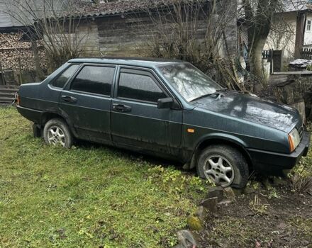 Зеленый ВАЗ 21099, объемом двигателя 1.5 л и пробегом 280 тыс. км за 1200 $, фото 3 на Automoto.ua