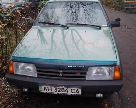 Зеленый ВАЗ 21099, объемом двигателя 1.6 л и пробегом 193 тыс. км за 1500 $, фото 1 на Automoto.ua