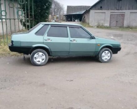 Зеленый ВАЗ 21099, объемом двигателя 1.6 л и пробегом 235 тыс. км за 1450 $, фото 1 на Automoto.ua
