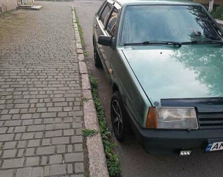 Зеленый ВАЗ 21099, объемом двигателя 1.6 л и пробегом 240 тыс. км за 2300 $, фото 6 на Automoto.ua