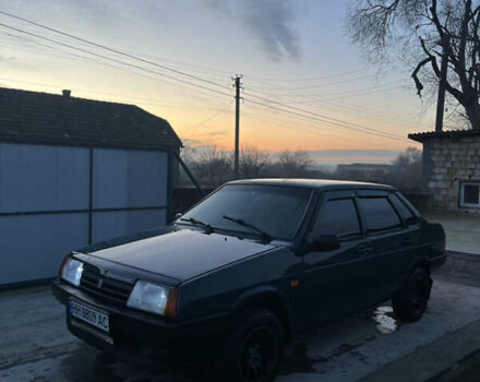 Зеленый ВАЗ 21099, объемом двигателя 1.6 л и пробегом 193 тыс. км за 2300 $, фото 3 на Automoto.ua