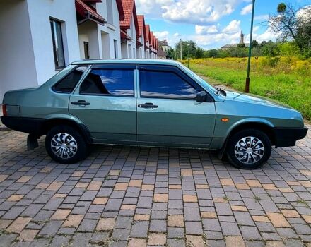 Зеленый ВАЗ 21099, объемом двигателя 1.6 л и пробегом 120 тыс. км за 2200 $, фото 4 на Automoto.ua