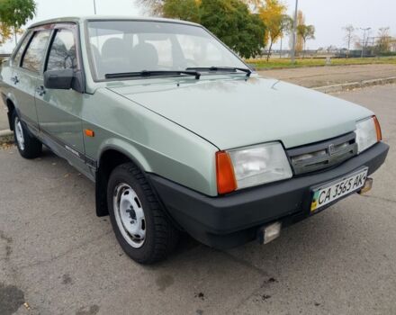 Зеленый ВАЗ 21099, объемом двигателя 1.5 л и пробегом 151 тыс. км за 2000 $, фото 1 на Automoto.ua