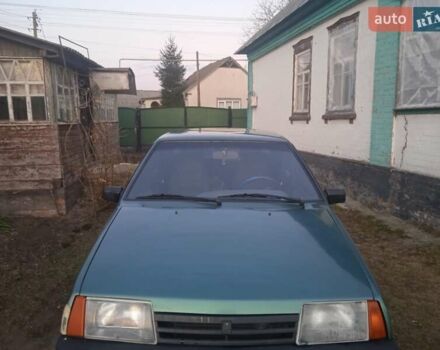 Зеленый ВАЗ 21099, объемом двигателя 1.6 л и пробегом 340 тыс. км за 1700 $, фото 1 на Automoto.ua