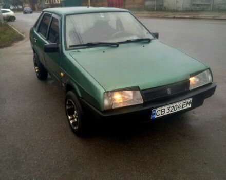 Зеленый ВАЗ 21099, объемом двигателя 1.6 л и пробегом 197 тыс. км за 1300 $, фото 9 на Automoto.ua