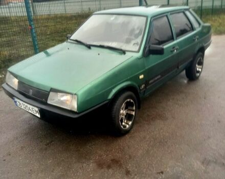 Зеленый ВАЗ 21099, объемом двигателя 1.6 л и пробегом 197 тыс. км за 1300 $, фото 8 на Automoto.ua