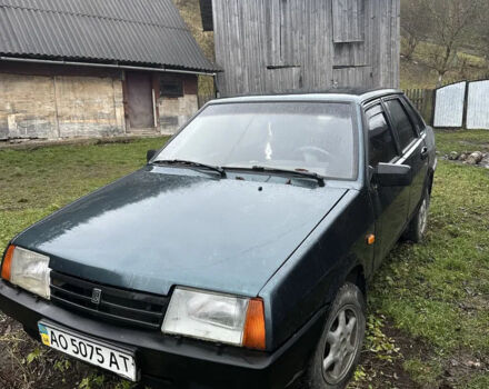 Зеленый ВАЗ 21099, объемом двигателя 1.5 л и пробегом 280 тыс. км за 1200 $, фото 2 на Automoto.ua
