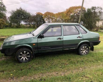 Зеленый ВАЗ 21099, объемом двигателя 1.6 л и пробегом 430 тыс. км за 1100 $, фото 1 на Automoto.ua