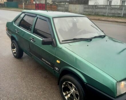 Зеленый ВАЗ 21099, объемом двигателя 1.6 л и пробегом 197 тыс. км за 1300 $, фото 6 на Automoto.ua