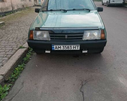 Зеленый ВАЗ 21099, объемом двигателя 1.6 л и пробегом 240 тыс. км за 1600 $, фото 2 на Automoto.ua