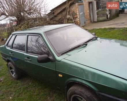 Зеленый ВАЗ 21099, объемом двигателя 1.6 л и пробегом 240 тыс. км за 1800 $, фото 4 на Automoto.ua